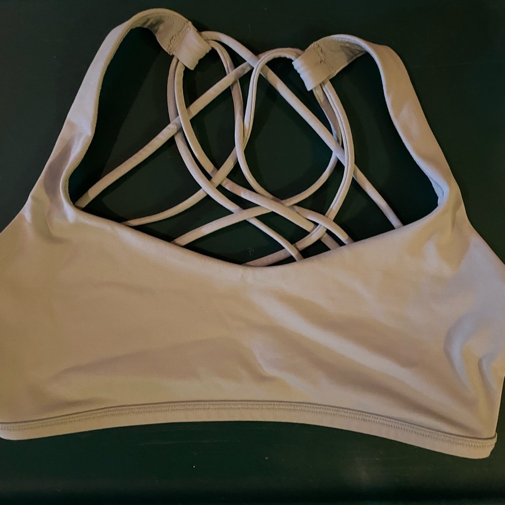 Lululemon free to be wild bra (silver blue)